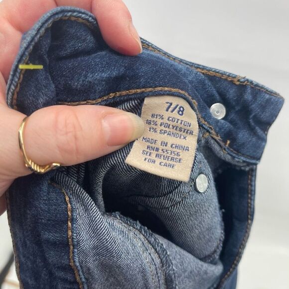 Blue Spice Women's sailor High Waist Slim Fit Skinny Jeans 7 8 - Picture 9 of 10